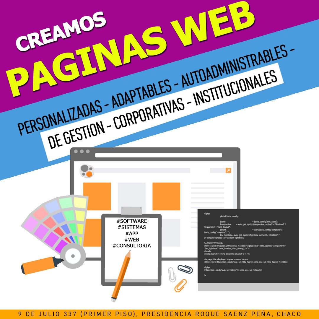 Diseño de paginas web profesional en sistemas Dycam Software